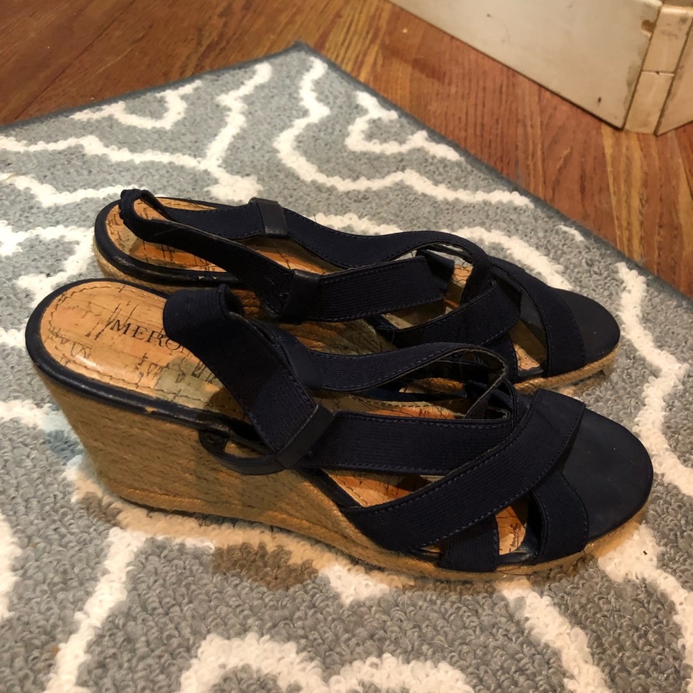 Merino Navy Sandals